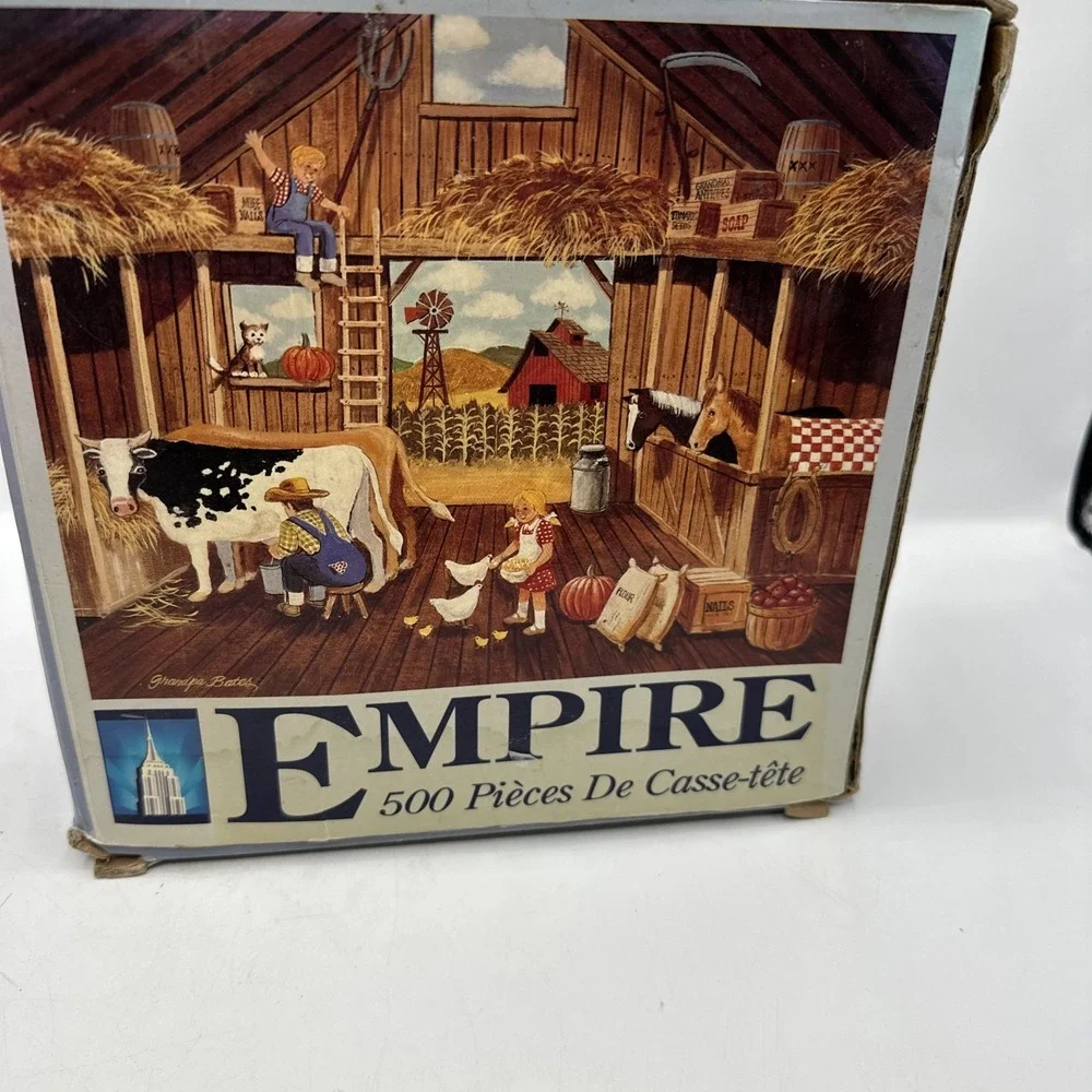 Empire -Grandpa On The Farm- Jigsaw Puzzle 500 Pc  2006‎ Used